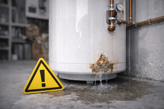 Boiler lekt water: gevaarlijk of niet?
